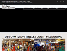 Tablet Screenshot of djsgym.com.au